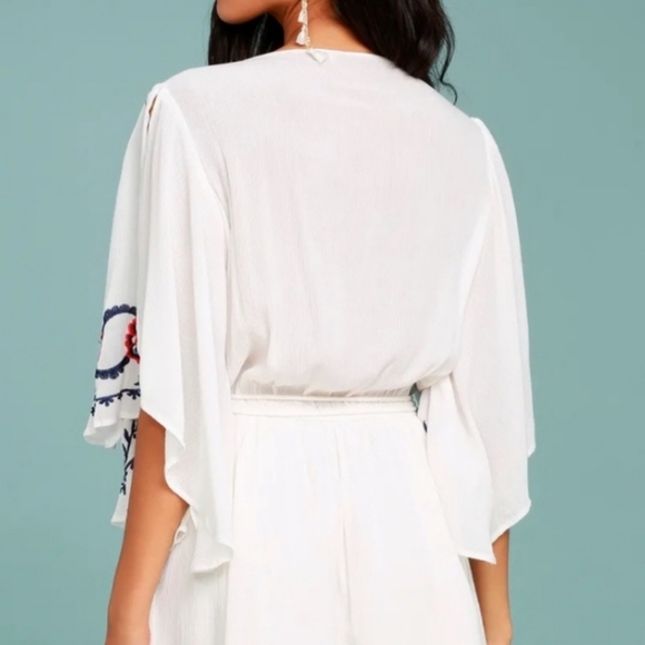 NWT💮OFFER💮 Free People Floral Embroidered Dress, Medium - Picture 11 of 16